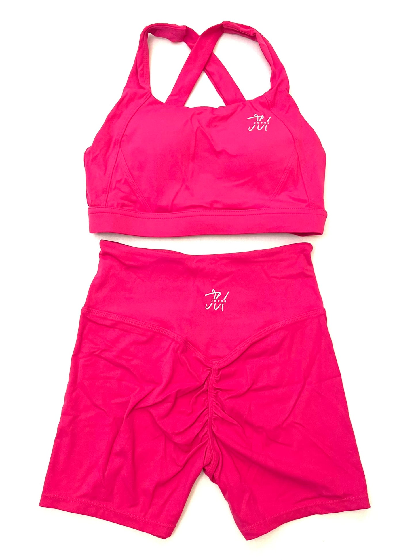 Soft Lightweight 2 Piece Set Sports Bra and Yoga Shorts